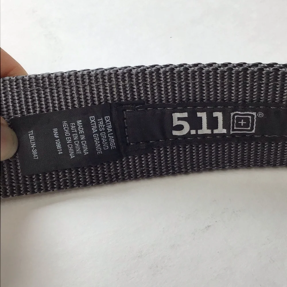 5.11 Tactical Trainer Belt in Grey Size X-Large